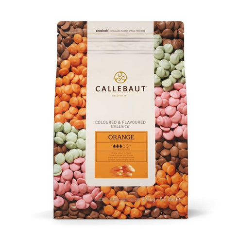 Callebaut Orange Flavoured Callets Orange 2.5 Kg